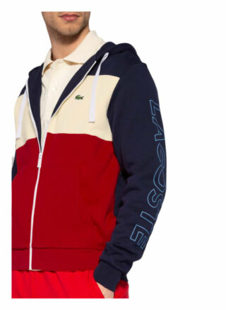 Lacoste Sweatjacke rot