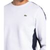 Lacoste Sweatshirt Mit Galonstreifen weiss