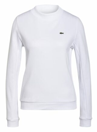 Lacoste Sweatshirt Damen, Weiß