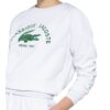 Lacoste Sweatshirt Damen, Weiß