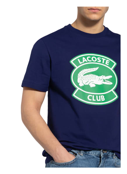 Lacoste T-Shirt Herren, Blau Lacoste T-Shirt Herren, Blau