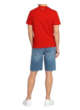 Lacoste T-Shirt Herren, Rot
