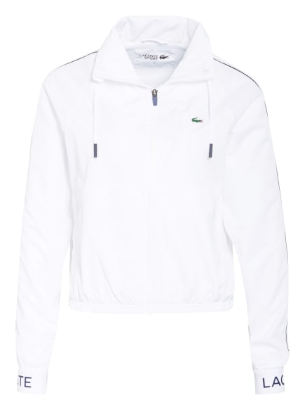 Lacoste Trainingsjacke Mit Mesh-Besatz weiss Lacoste Trainingsjacke Mit Mesh-Besatz weiss