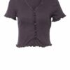Levi's® Bluse Mona Mit Rüschenbesatz schwarz