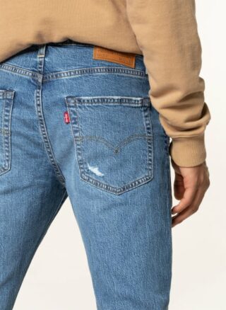 Levi's® Destroyed Jeans 512 Slim Taper Fit blau