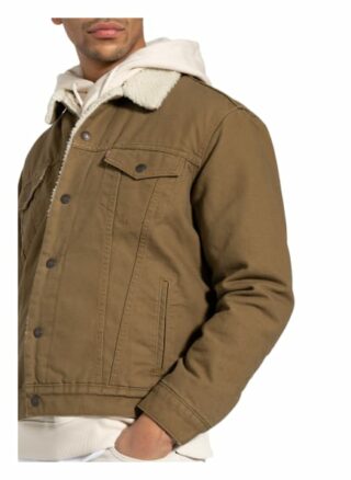 Levi's® Jacke Trucker Mit Teddyfellfutter braun