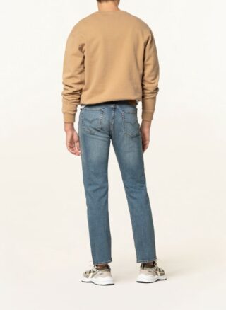 Levis 501 Original Straight Leg Jeans Herren, Blau
