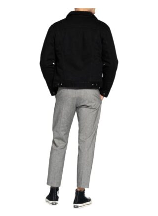 Levi's® Jeansjacke Mit Kunstfellbesatz schwarz