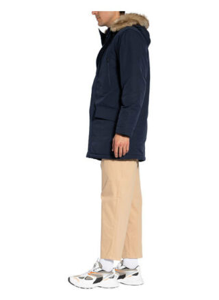Levi's® Parka Mit Abnehmbarem Kunstpelzbesatz blau