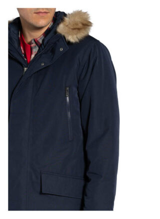 Levi's® Parka Mit Abnehmbarem Kunstpelzbesatz blau