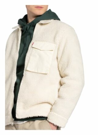 Levi's® Teddyfell-Jacke Mason Minimalist weiss
