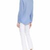 Lieblingsstück Blusenshirt Rosemarie Mit Rüschenbesatz blau
