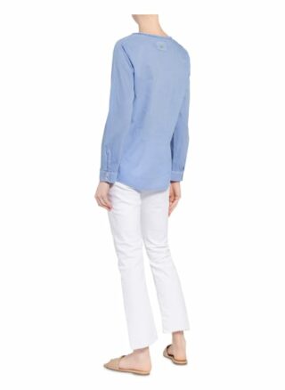 Lieblingsstück Blusenshirt Rosemarie Mit Rüschenbesatz blau