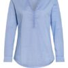 Lieblingsstück Blusenshirt Rosemarie Mit Rüschenbesatz blau