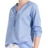 Lieblingsstück Blusenshirt Rosemarie Mit Rüschenbesatz blau