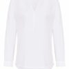Lieblingsstück Blusenshirt Rosemarie Mit Rüschenbesatz weiss
