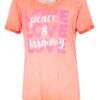 Lieblingsstück T-Shirt Peace & Harmony orange