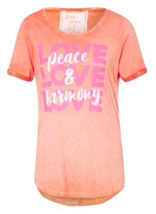 Lieblingsstück T-Shirt Peace & Harmony orange