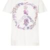 Lieblingsstück T-Shirt Peace Mit Pailletten weiss