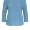 Lilienfels Cashmere-Pullover Mit 3/4-Arm blau