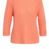 Lilienfels Cashmere-Pullover Mit 3/4-Arm rot