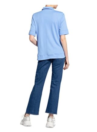 Lilienfels Jersey-Poloshirt blau
