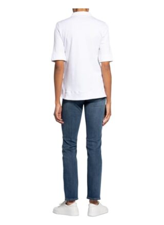 Lilienfels Jersey-Poloshirt weiss