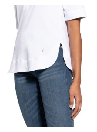 Lilienfels Jersey-Poloshirt weiss