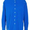 Lilienfels Oversized-Bluse blau