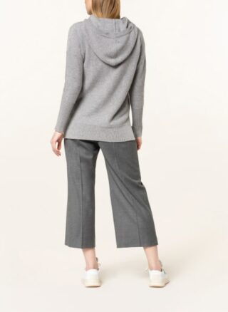 Lilienfels Strick-Hoodie Aus Cashmere grau