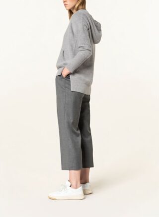 Lilienfels Strick-Hoodie Aus Cashmere grau