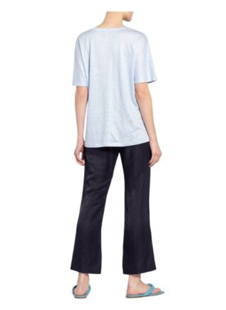 Lilienfels T-Shirt Aus Leinen blau