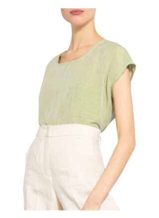 Lilienfels T-Shirt Mit Leinen gruen