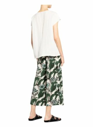 Lilienfels T-Shirt Mit Leinen weiss