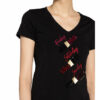 Liu Jo T-Shirt Mit Paillettenbesatz schwarz