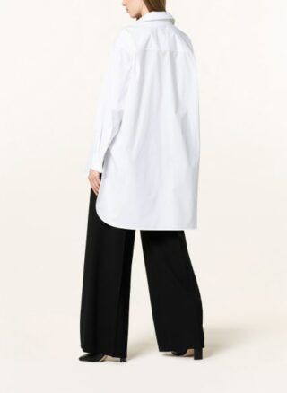 Loewe Oversized-Hemdbluse weiss