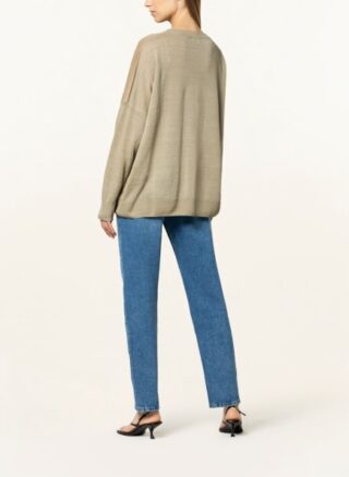 Loewe Pullover Aus Leinen beige