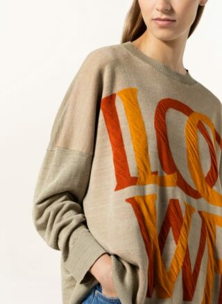 Loewe Pullover Aus Leinen beige