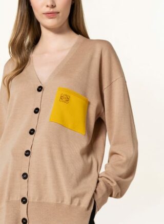 Loewe Strickjacke Anagram beige