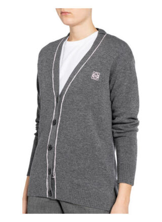 Loewe Strickjacke grau
