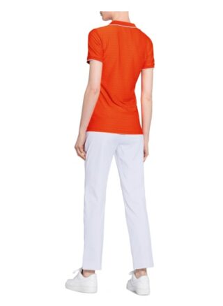 Luhta Funktions-Poloshirt Ainola Mit Glitzergarn orange