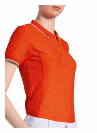 Luhta Funktions-Poloshirt Ainola Mit Glitzergarn orange