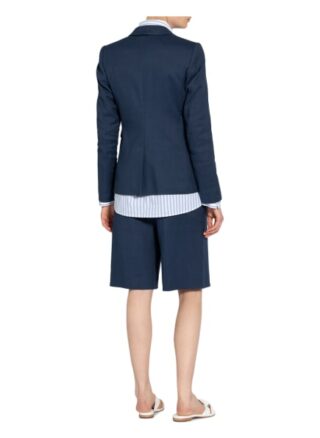 Luisa Cerano Blazer Mit Leinen blau