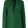 Luisa Cerano Blazer Mit Leinen gruen