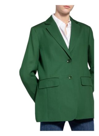 Luisa Cerano Blazer Mit Leinen gruen