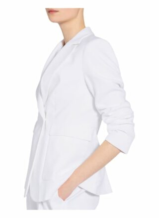 Luisa Cerano Blazer Mit Leinen weiss