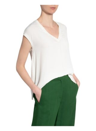 Luisa Cerano Blusenshirt Mit Seide weiss