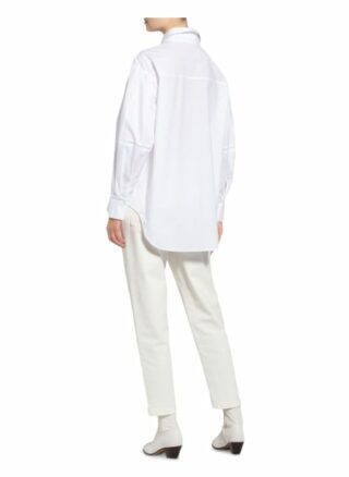 Luisa Cerano Hemdbluse Mit Lochspitze weiss