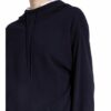 Luisa Cerano Strick-Hoodie blau