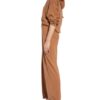 Luisa Cerano Strick-Hoodie braun